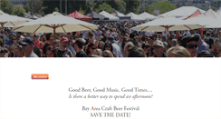 Desktop Screenshot of bayareacraftbeerfestival.com